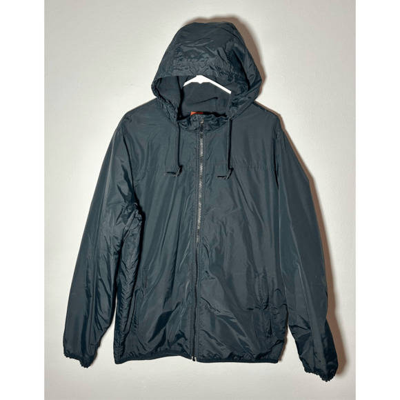 Vintage Nike The Athletic Dept Black Hooded Winter Jacket Sz XL 444755-011 - Picture 1 of 9